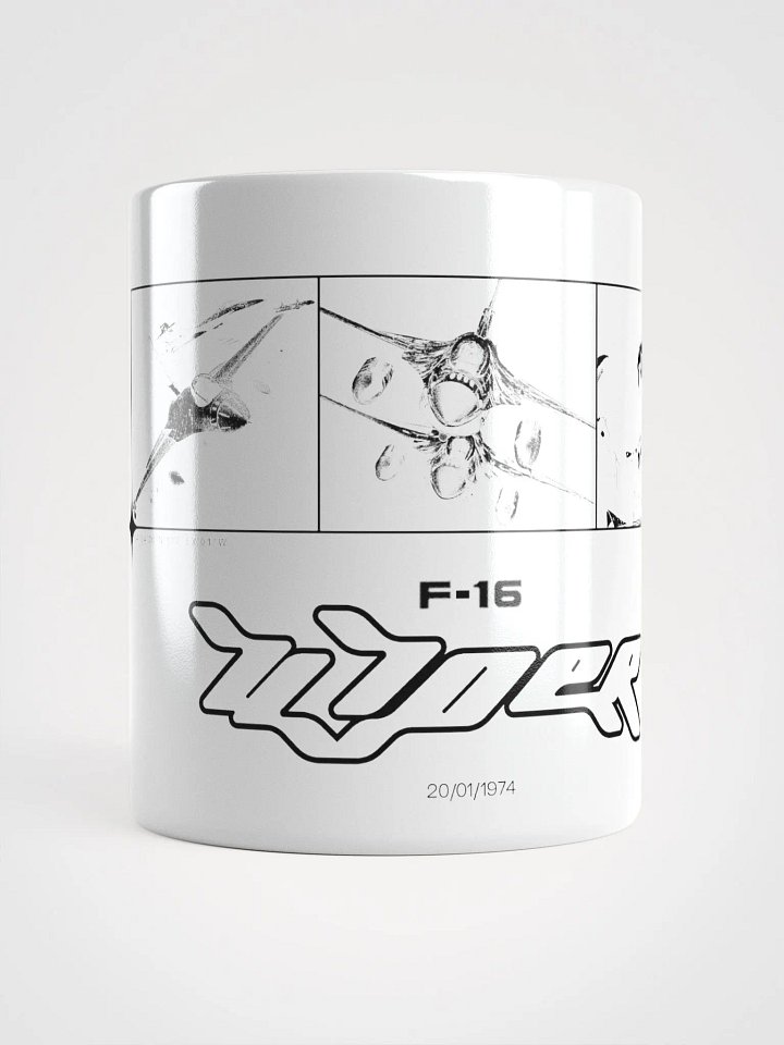 F-16 Mug (White) product image (1)