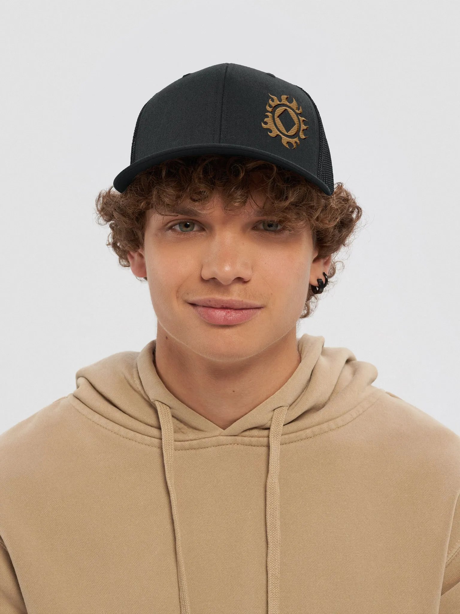 Jimbae Trucker Hat - Gold Icon product image (5)