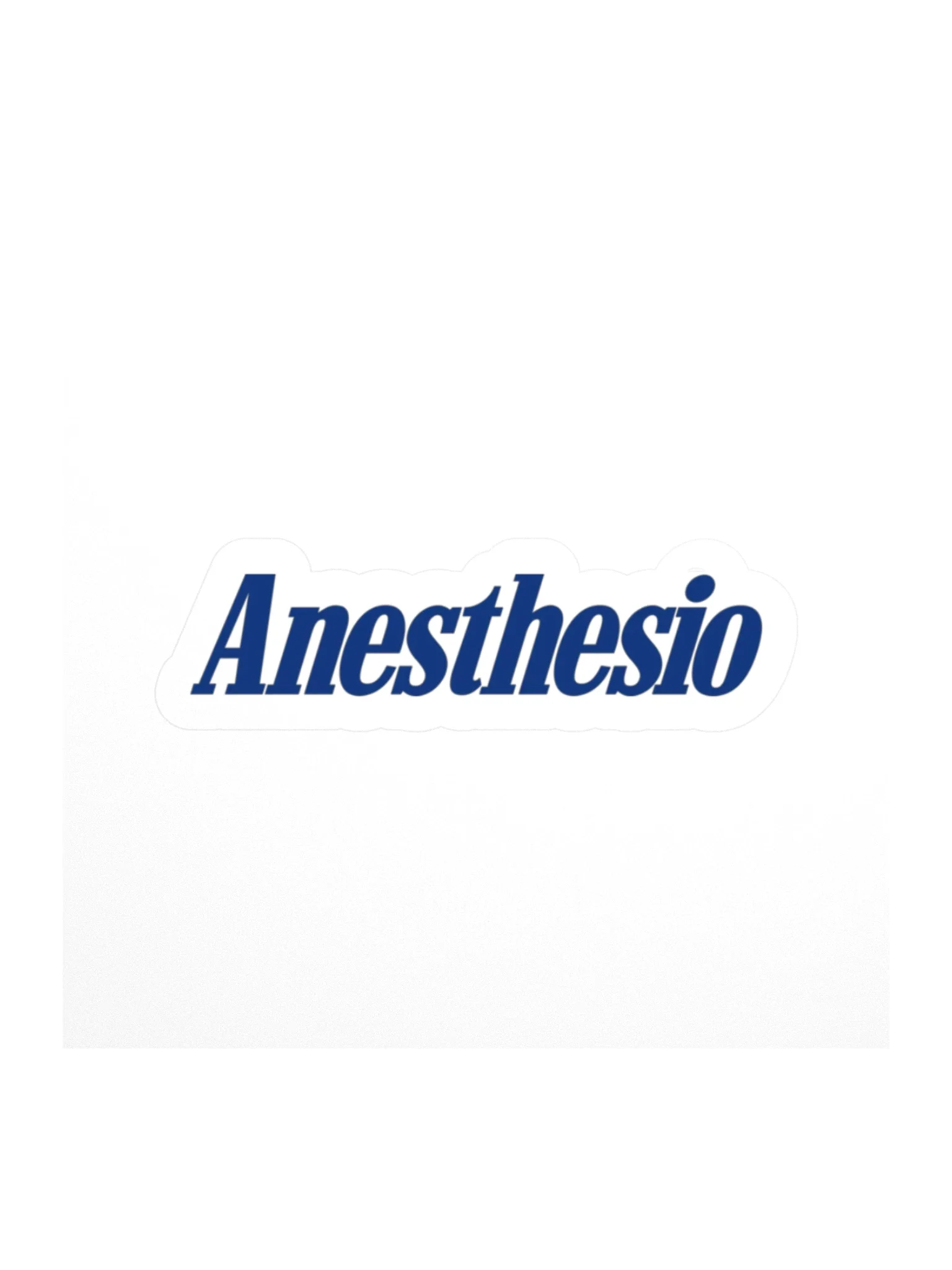 Anesthesio Wordmark Sticker