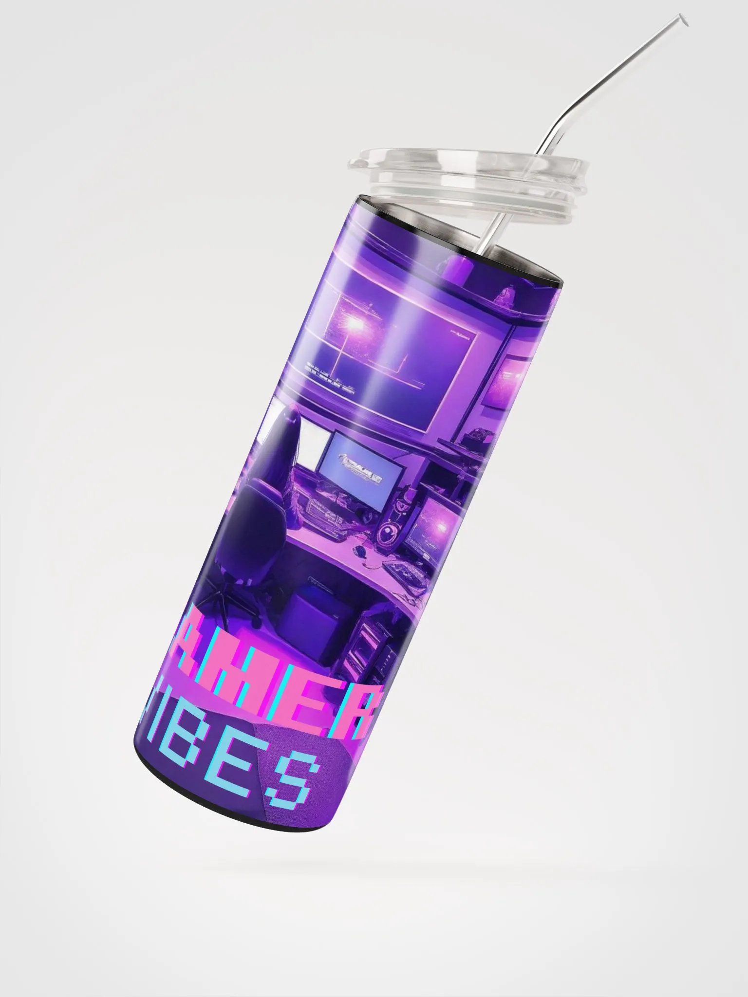 Pixelated Gamer Vibes Tumbler product image (2)