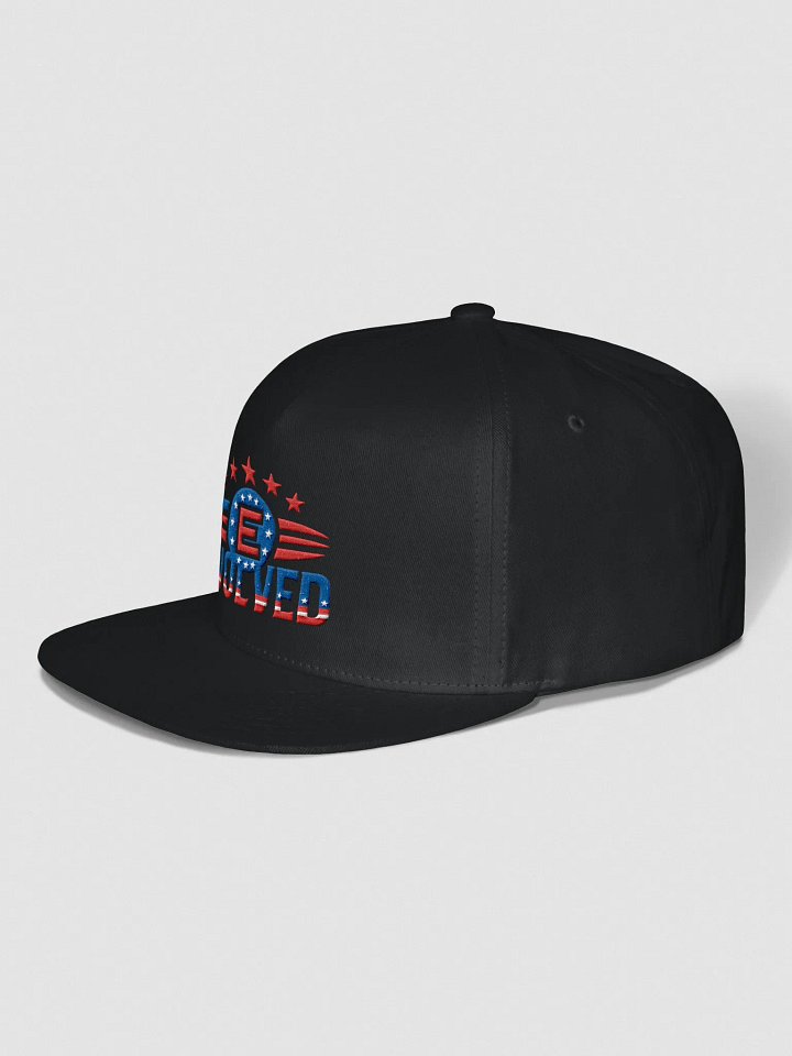 Red, White, and blue Evolved Snapback Cap product image (2)
