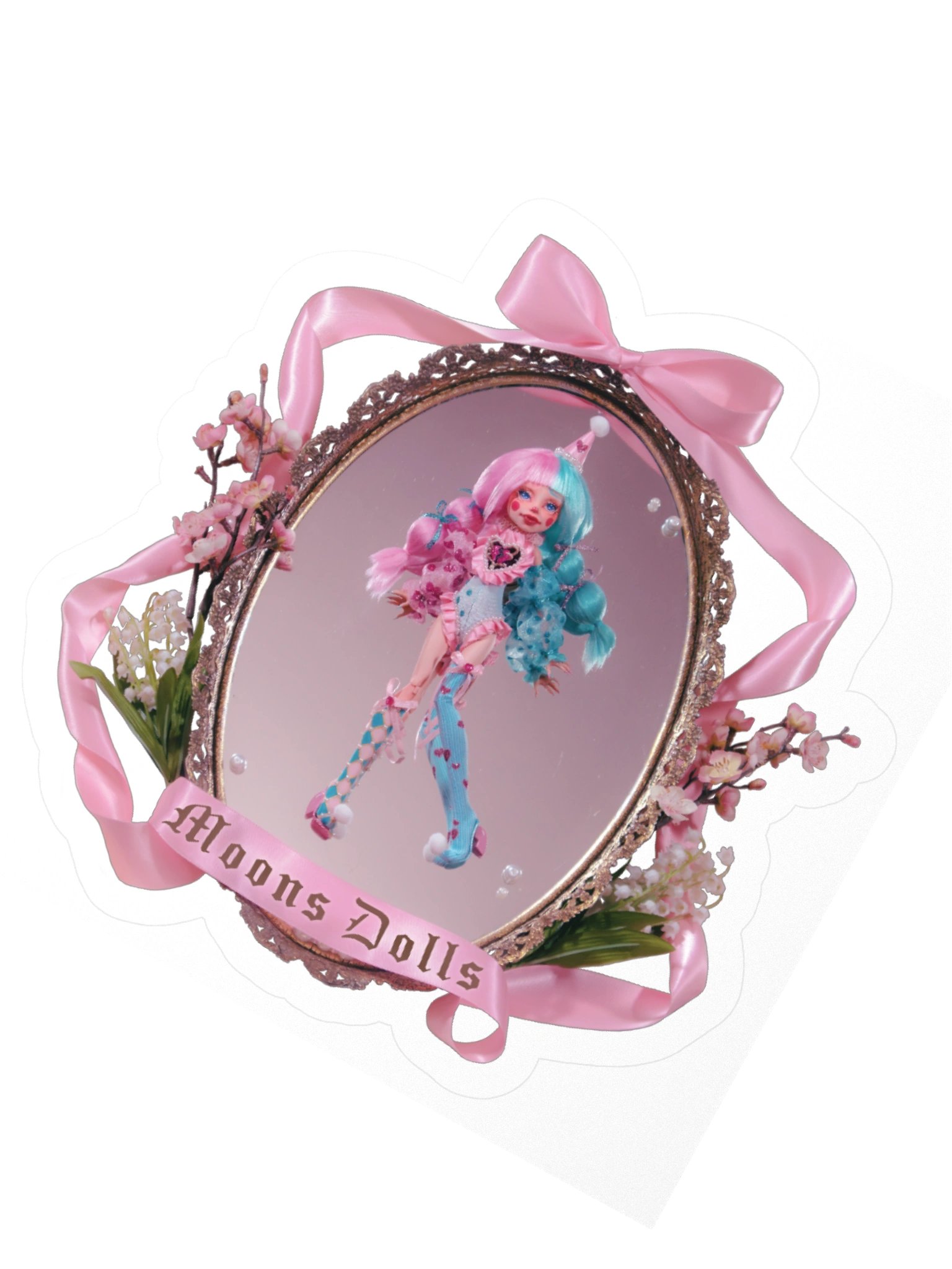 'ceecee the clown doll' sticker product image (2)