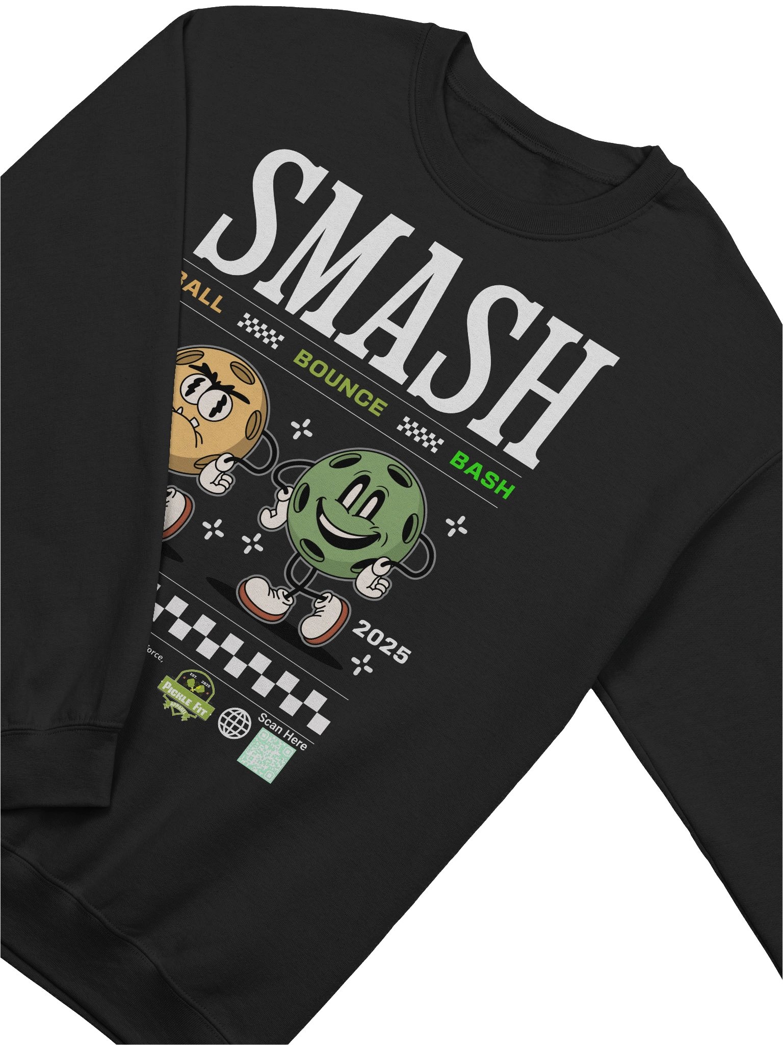 Pickle Fit Cartoon Pickleball Crewneck Sweatshirt product image (32)