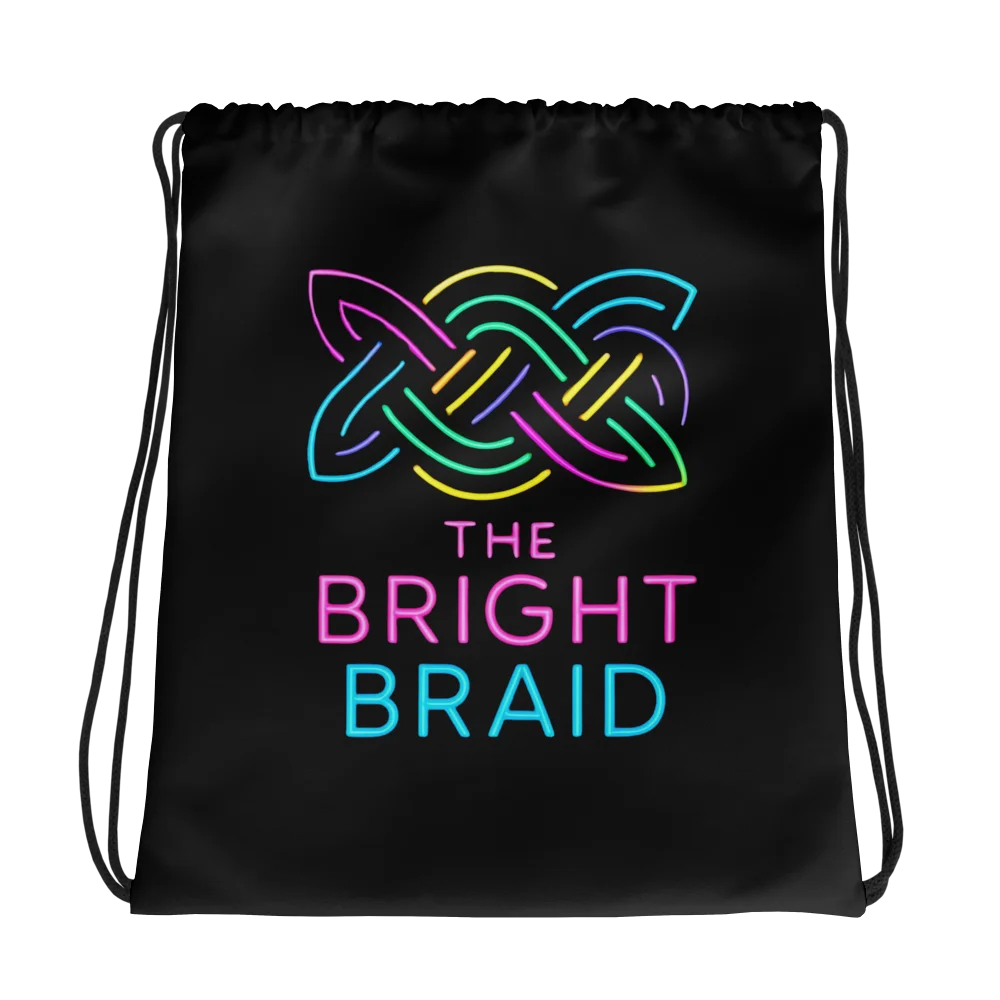 The Bright Braid - Drawstring Bag product image (1)