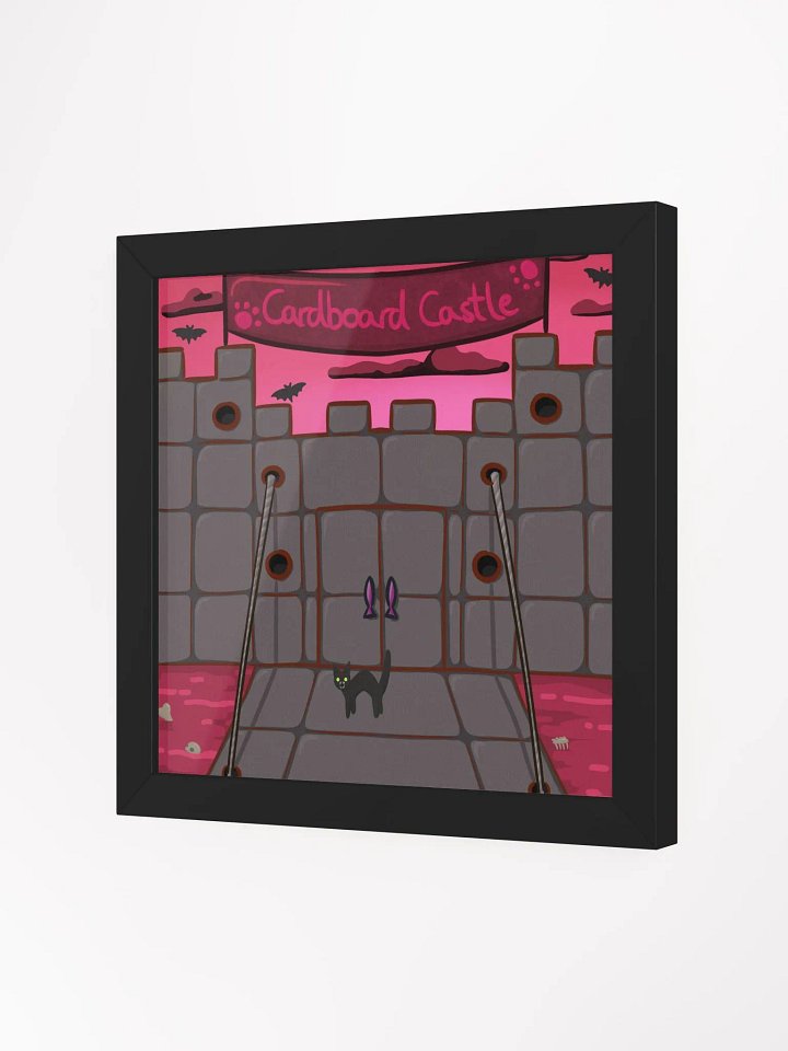 Spooky/Halloween Cardboard Castle Framed Picture product image (2)