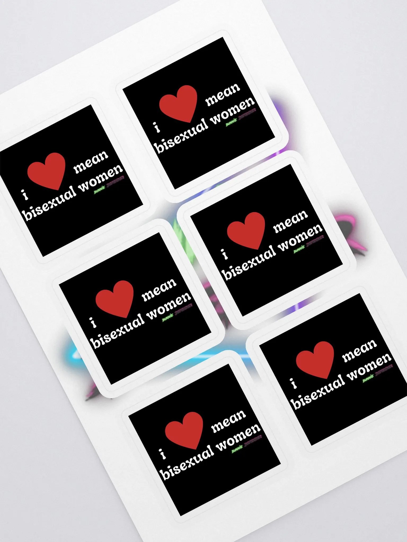 Mean Bi Bi Sticker Set product image (1)