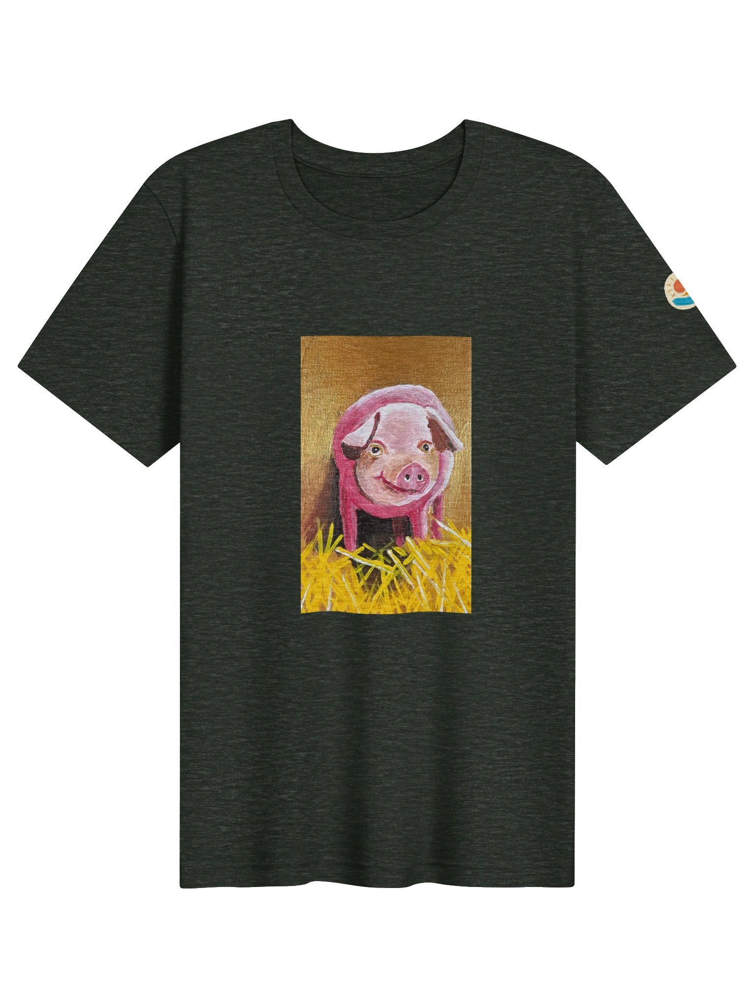 Happy Pig — T-shirt product image (21)