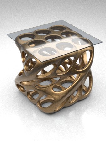 Weaverbird Parametric Table Design Grasshopper Rhino Files Download product image (4)