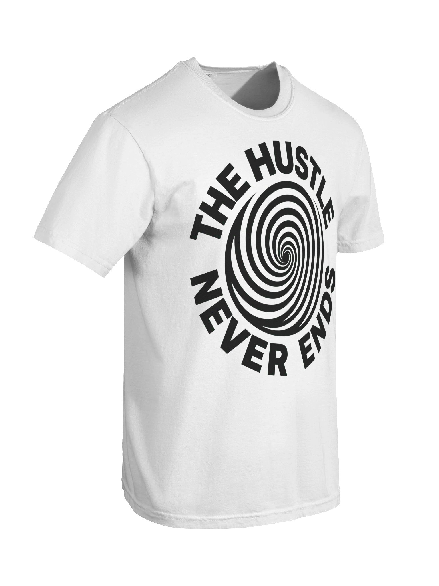 THE HUSTLE NEVER ENDS – Hypno Spiral Tee product image (6)