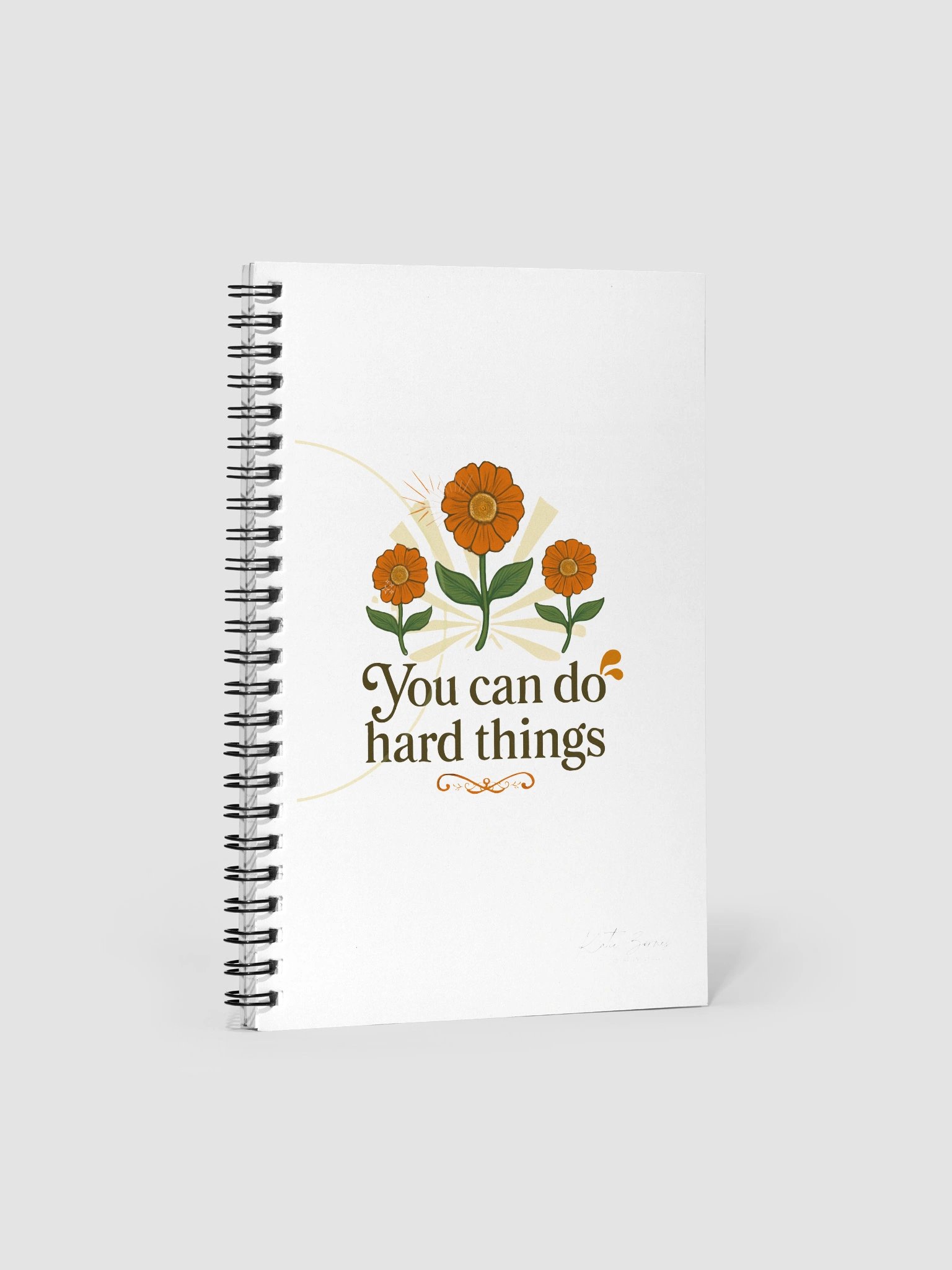 "You Can Do Hard Things" Notebook product image (1)