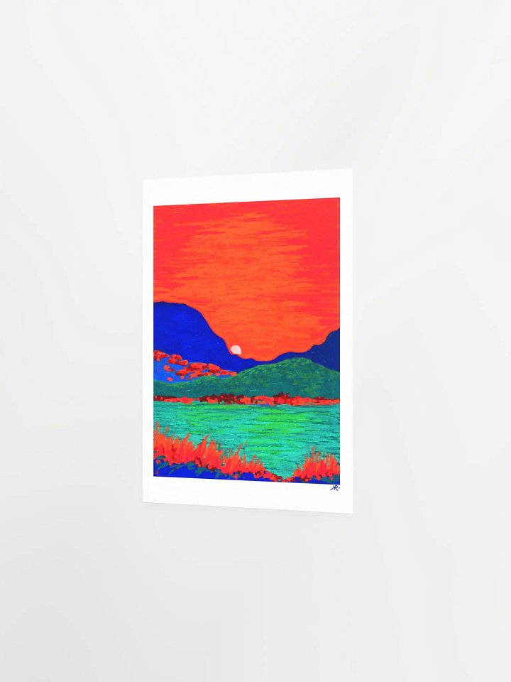 Dazzling Dreamsicle Hills | Vibrant Landscape product image (2)