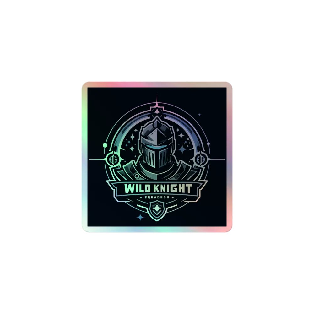 Wild Knight Squadron the Holographic Sticker product image (1)