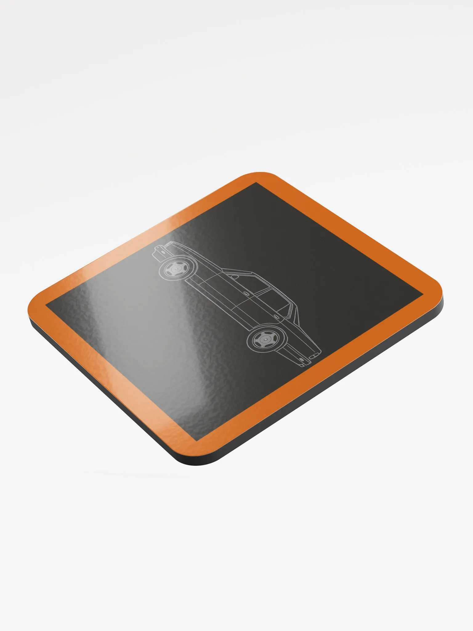Too Old Classics Jaguar XJ40 Cork Coaster 4-Piece Set product image (3)