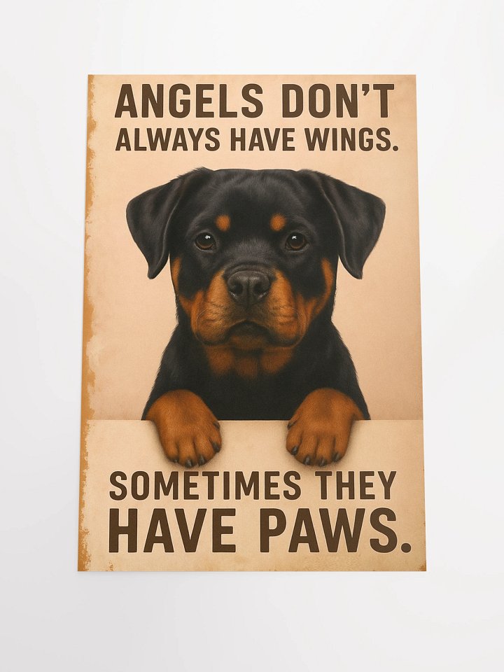 Rottweiler Angel Poster product image (2)
