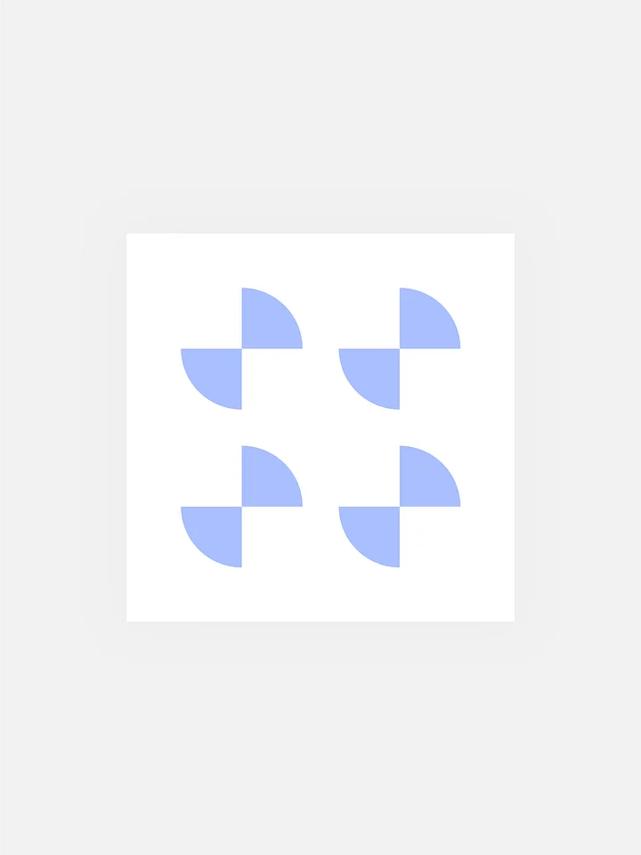 CRASH TEST STICKERS - BABY BLUE product image (1)