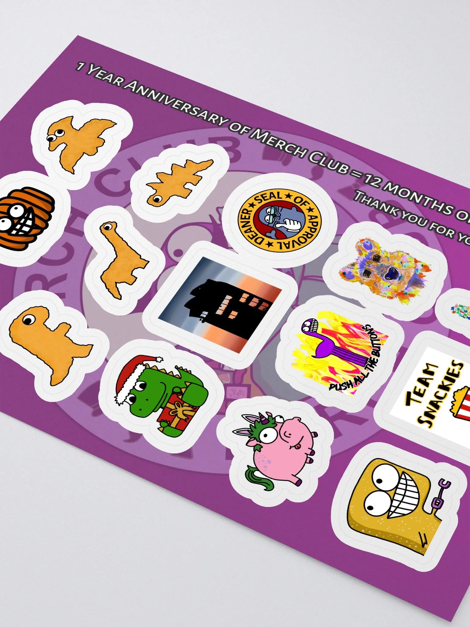 Sticker Club - 1 Year Sticker Sheet product image (3)