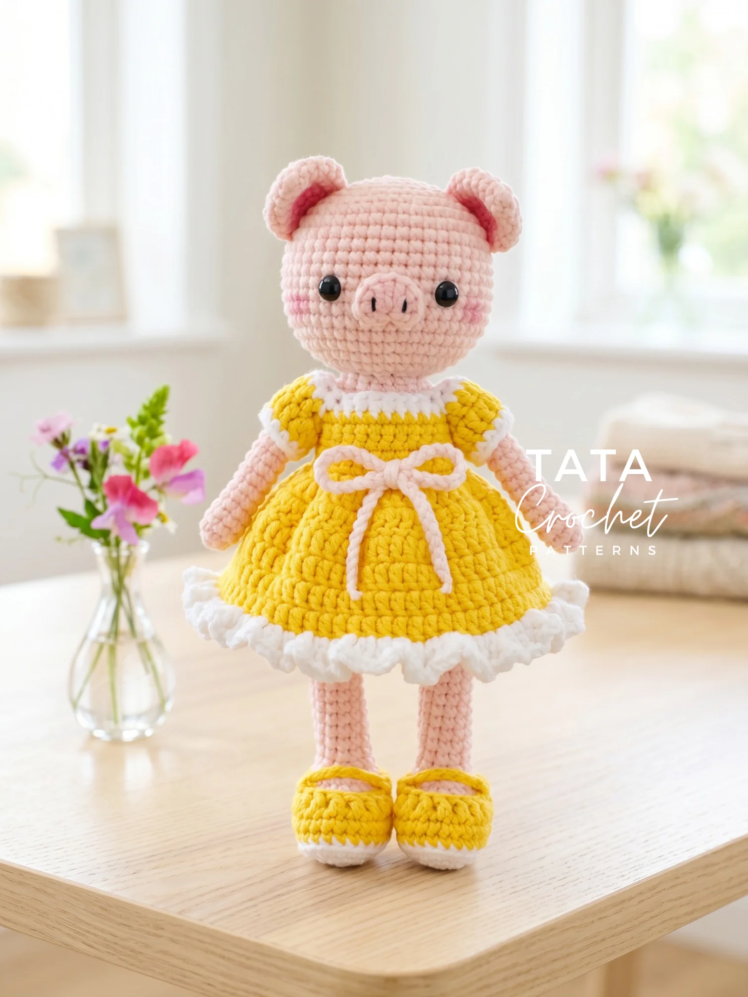 Penny the Studious Piggy – Amigurumi Crochet Pattern | Digital Download PDF product image (2)