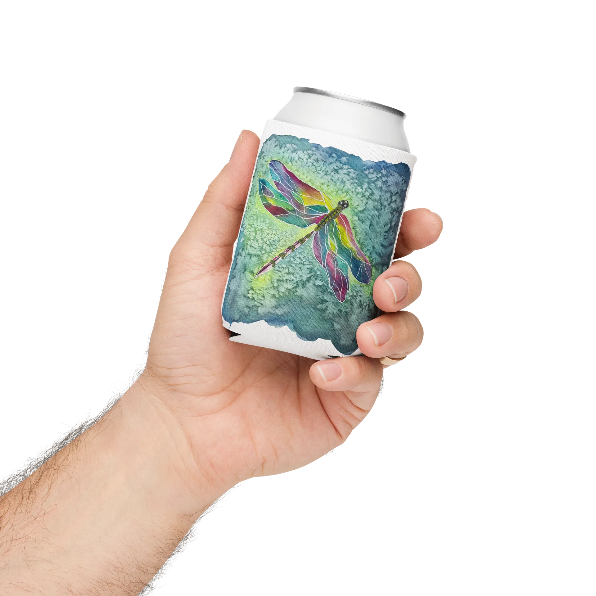 Vibrant Dragonfly Can Cooler product image (4)