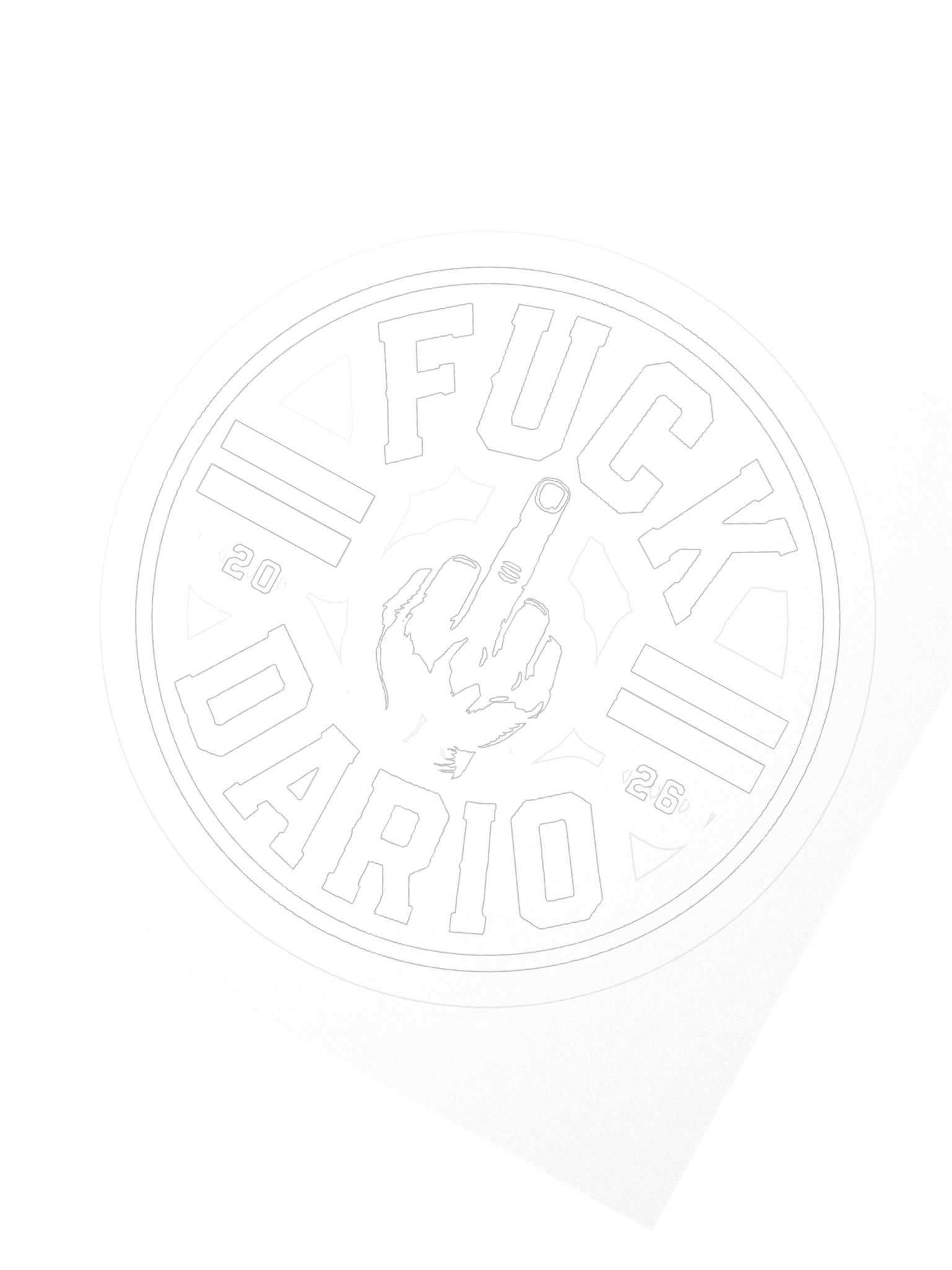 Fuck Dario Sticker product image (1)
