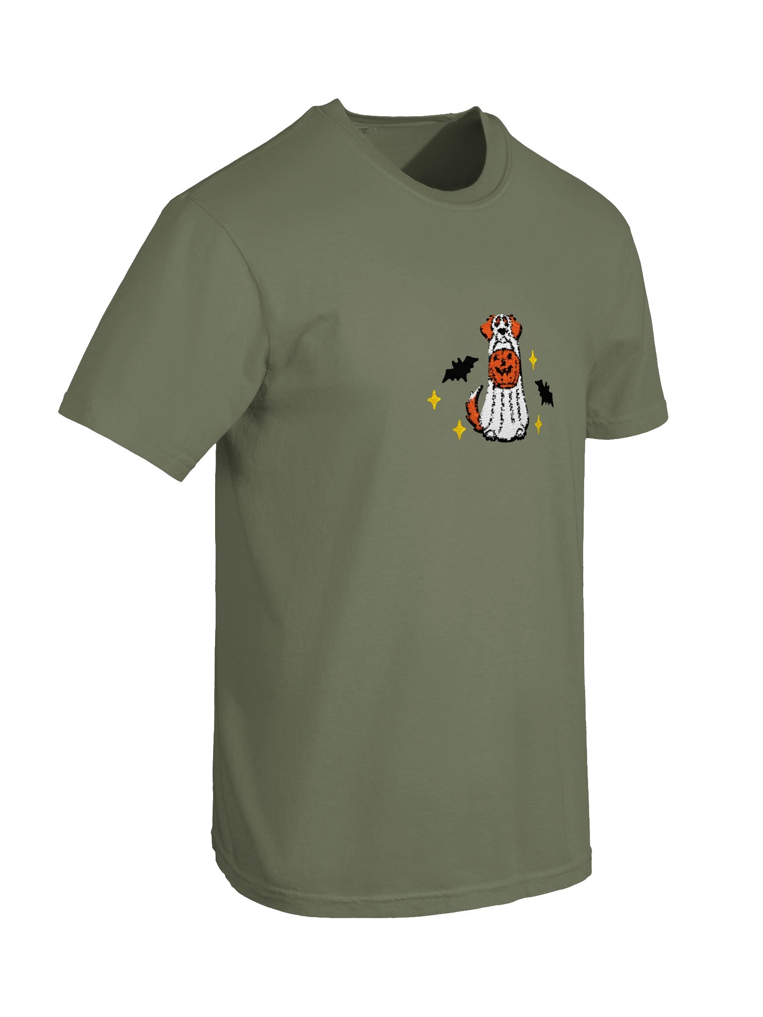 Halloween Nova Scotia Duck Tolling Retriever(Golden Red & White) Embroidered T-Shirt product image (14)