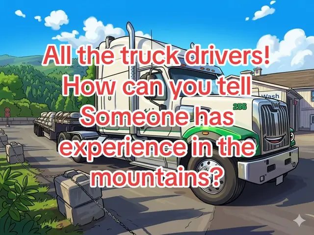 Let me know what you think. What is the right answer I don’t know if there’s some wrong ones or the right ones. I guess we’ll see if people engage. Let’s have a conversation about this. I know my answer first and foremost is how many times they hit their brakes going down the hills. #everyone #fyp #tictok #truckersoftiktok 