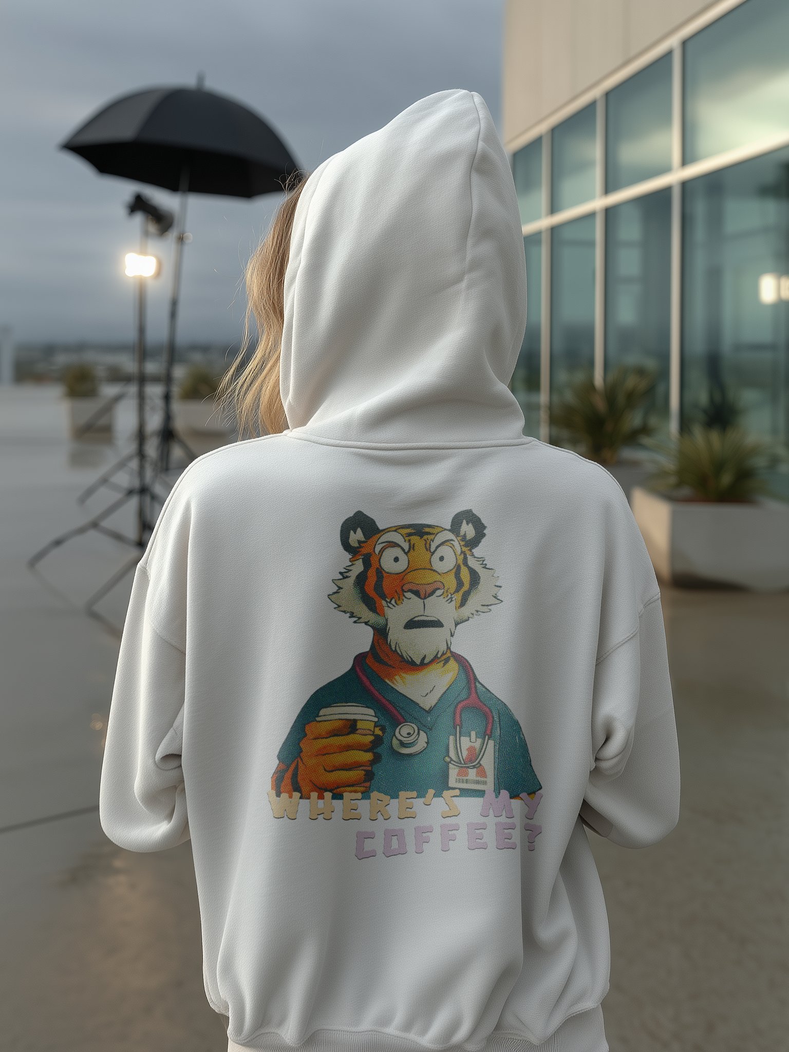 Nurse Coffee Zip Hoodie for Nursing Students product image (3)