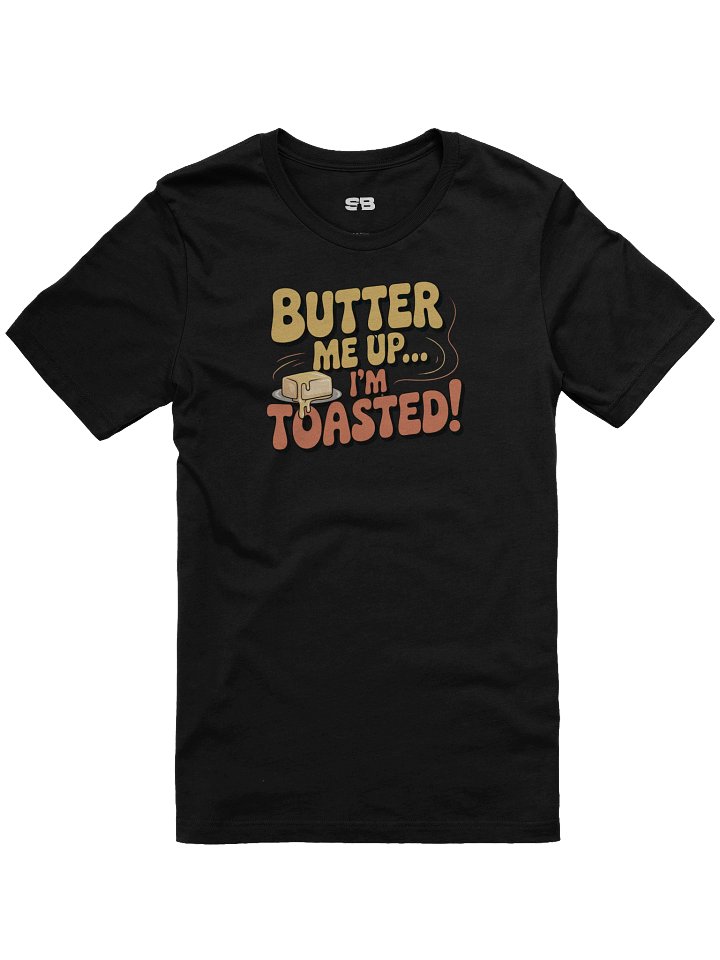 Whimsical Butter Me Up Illustration T-Shirt product image (1)