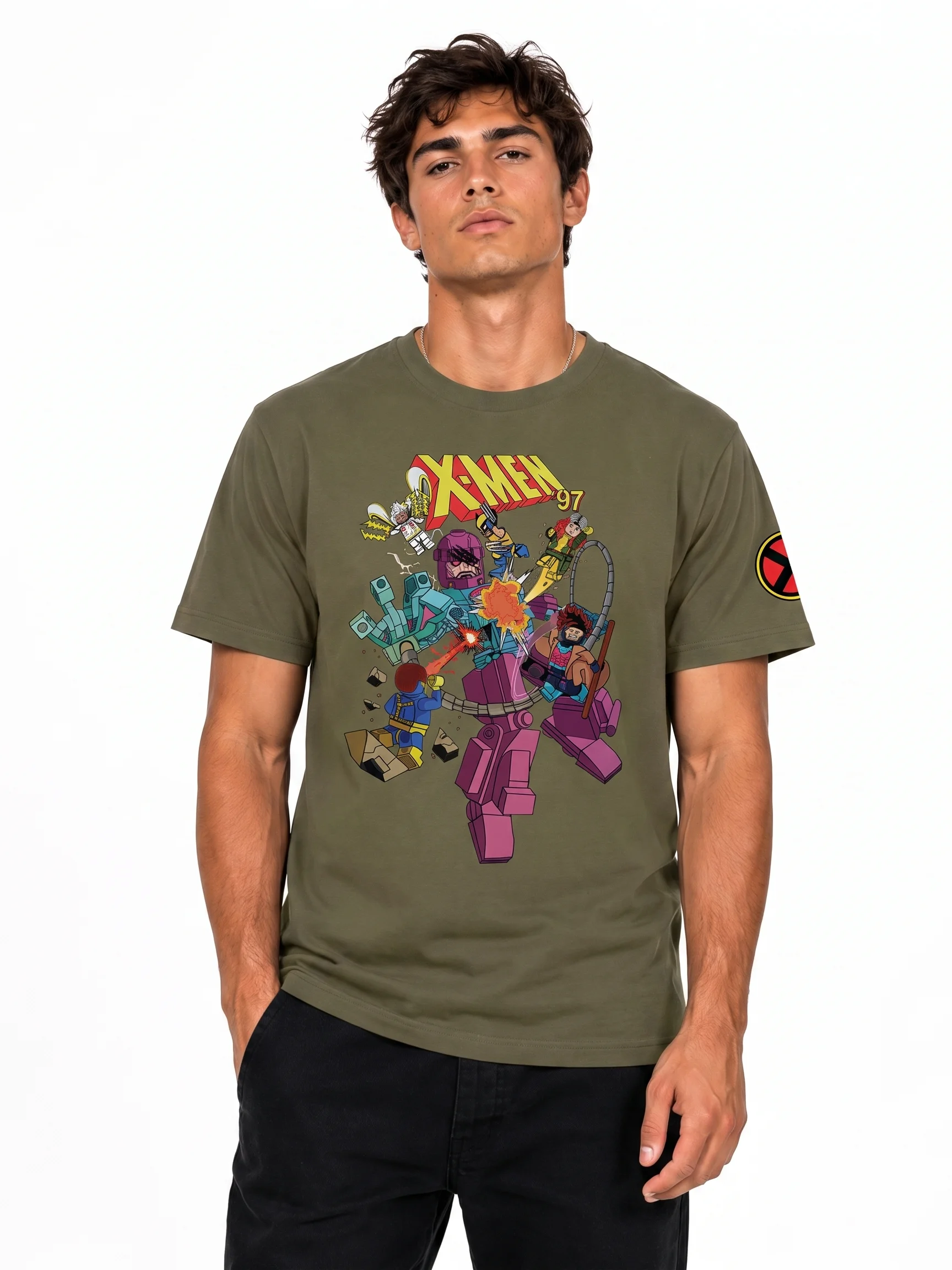 Lego-Style Mutant Mayhem Premium T-Shirt" product image (1)