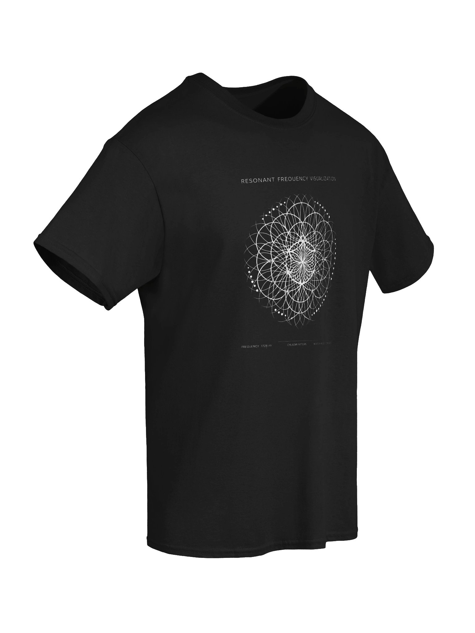 Resonant Frequency Chladni Pattern Heavyweight Unisex Tee product image (34)