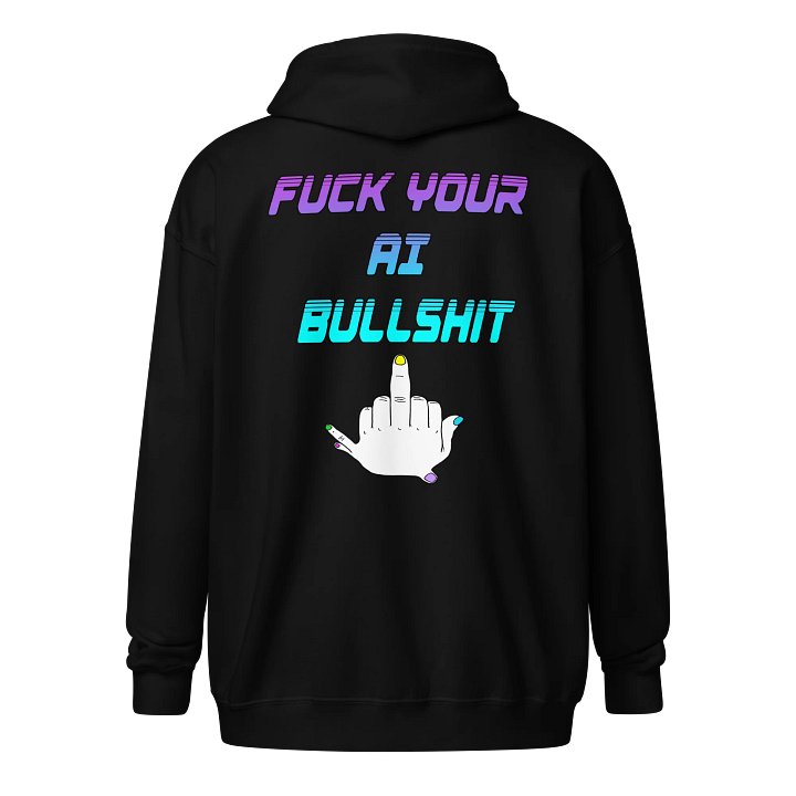 AI Bullshit Hoodie product image (1)