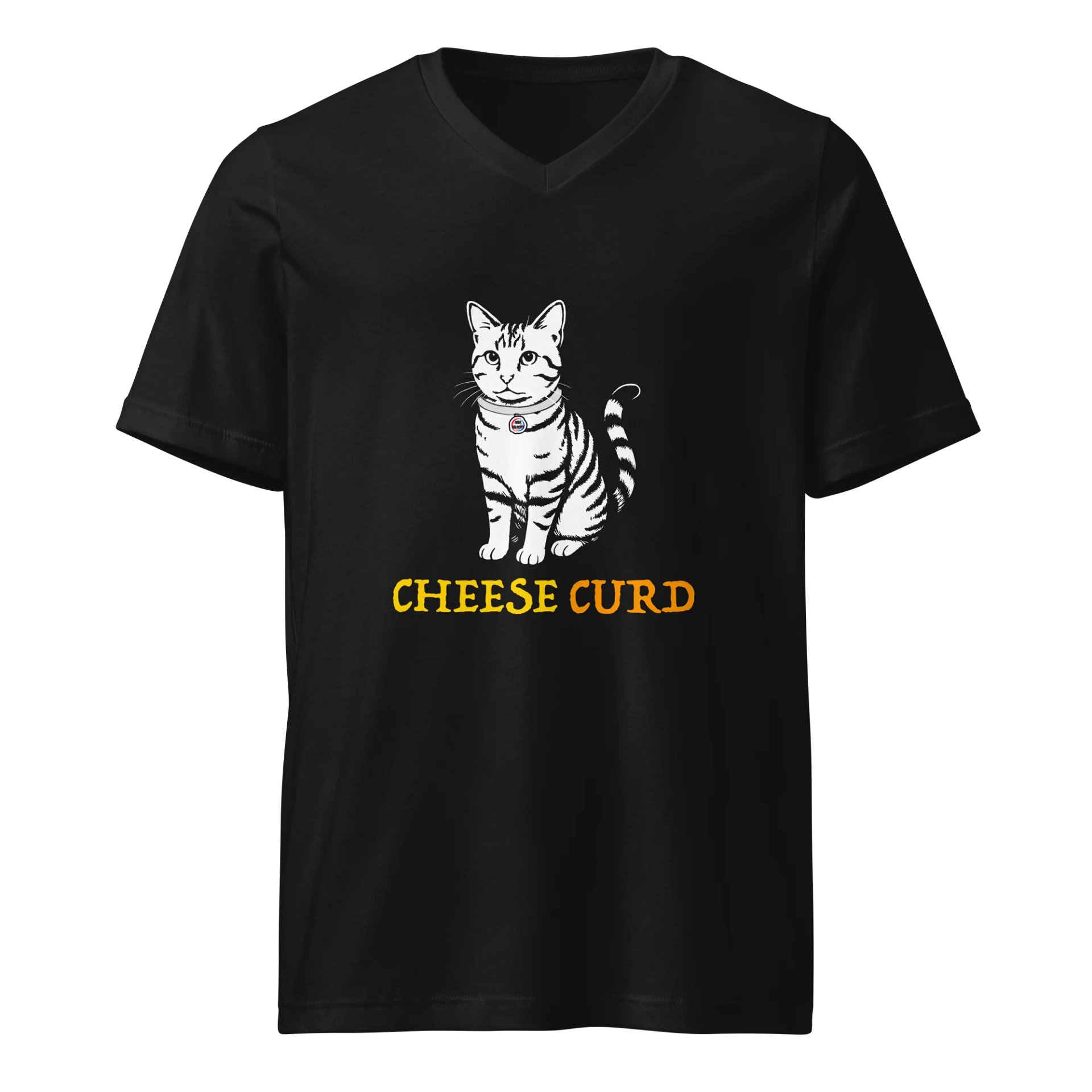 Cheese Curd V-Neck T-Shirt product image (1)