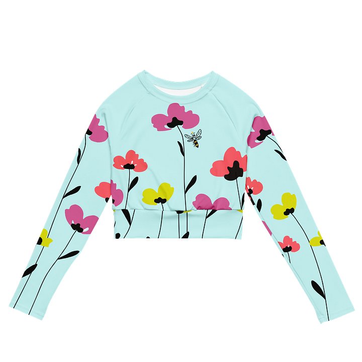 Abstract Garden Long Sleeve Crop product image (2)