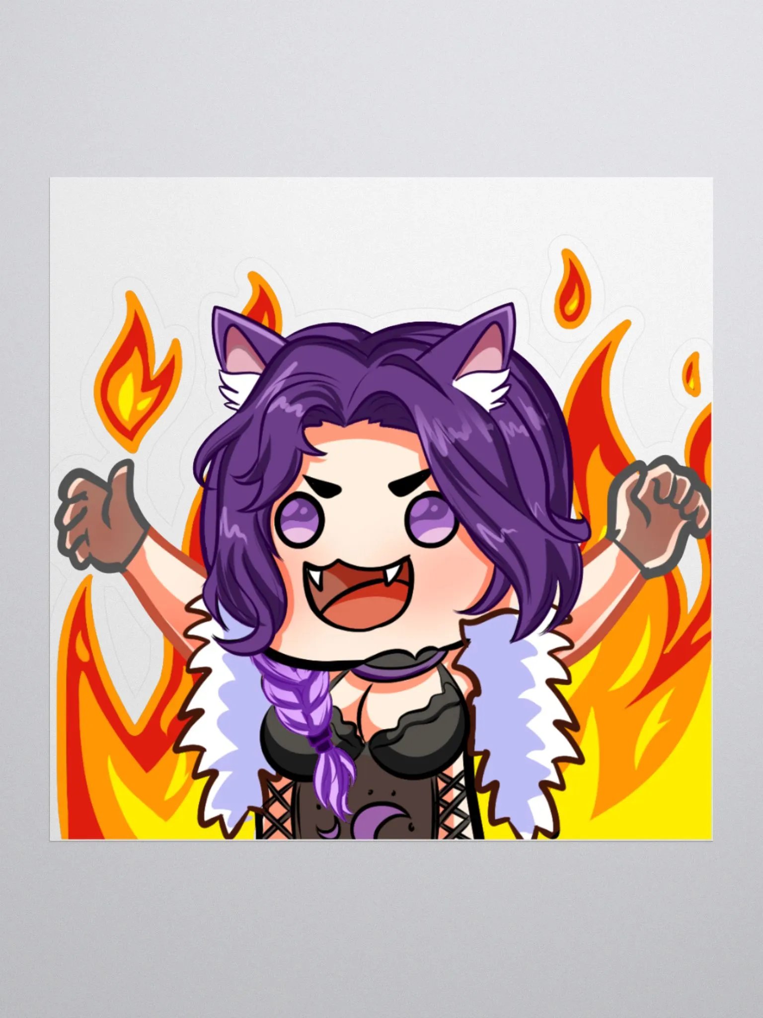 Alpha_Wolf_Luna Gremlin Sticker product image (2)