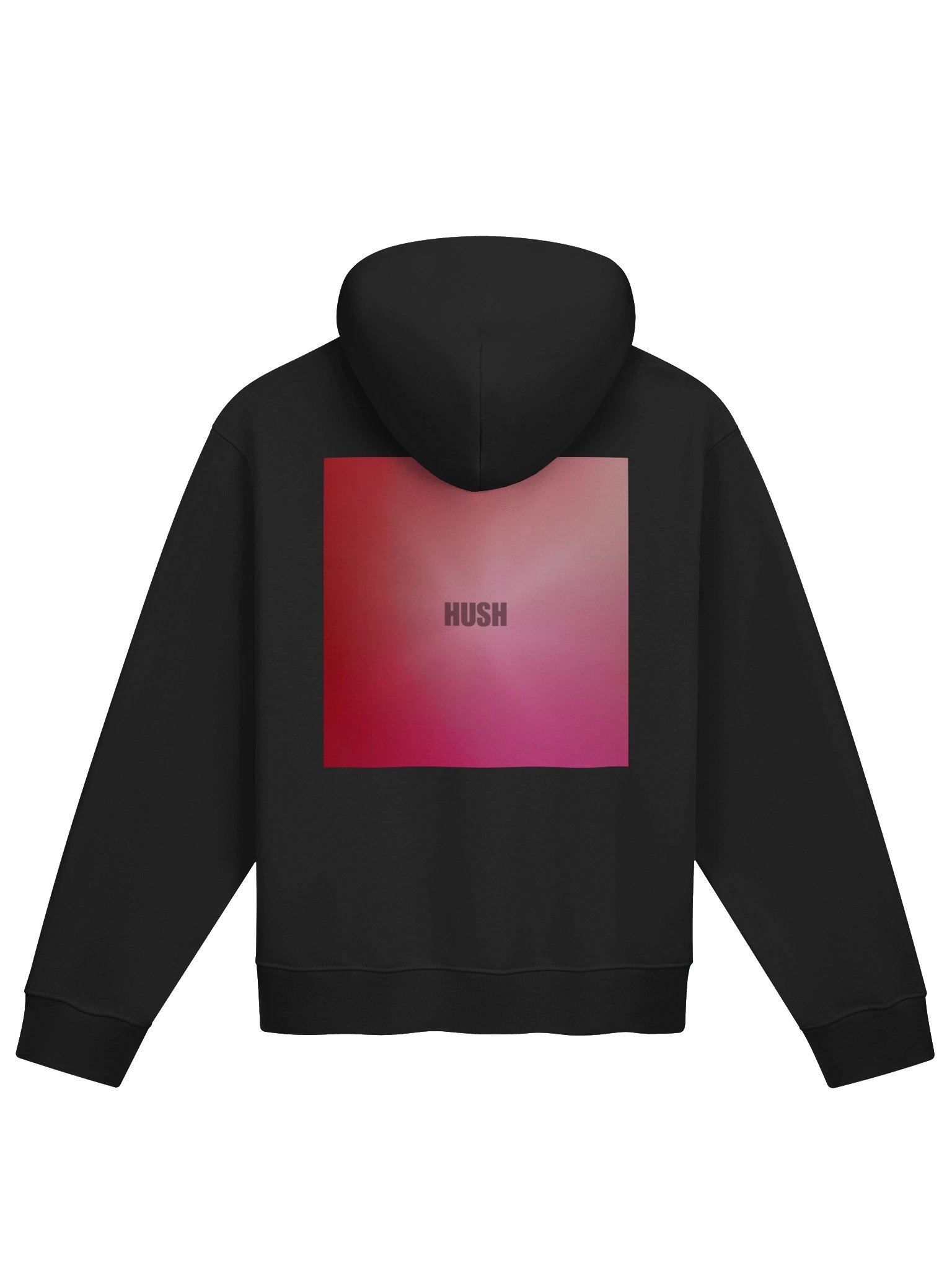 HUSH HOODIE WHITE LOGO product image (2)