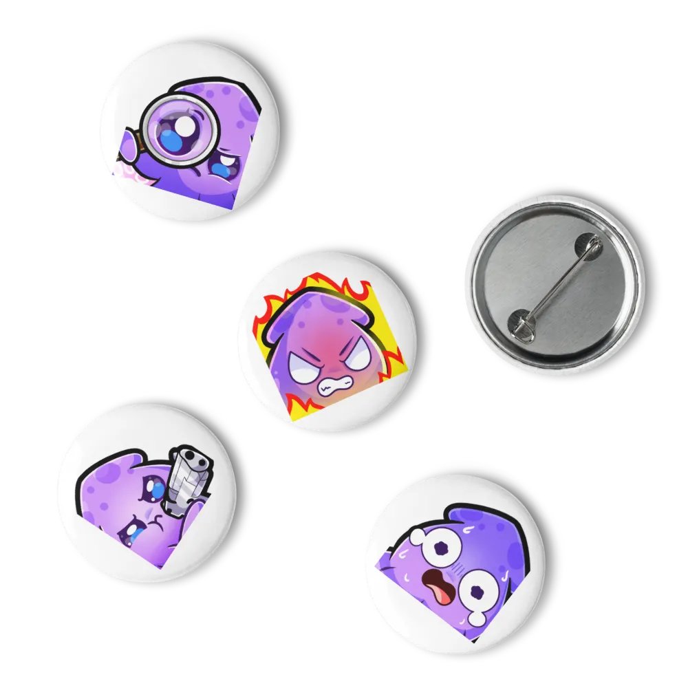 Squid Emote Pin Set [2] product image (6)