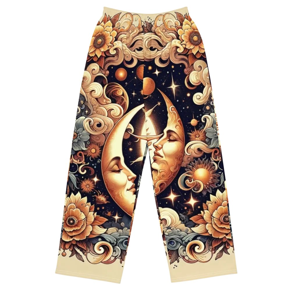 All-Over Print Unisex Wide-Leg Pants product image (2)