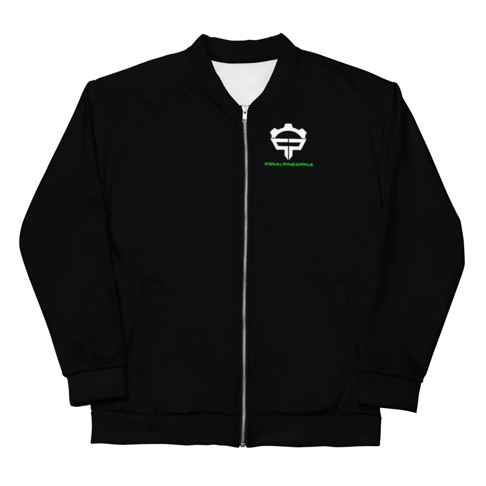 P3nAlPineapple - Black Bomber Jacket product image (10)