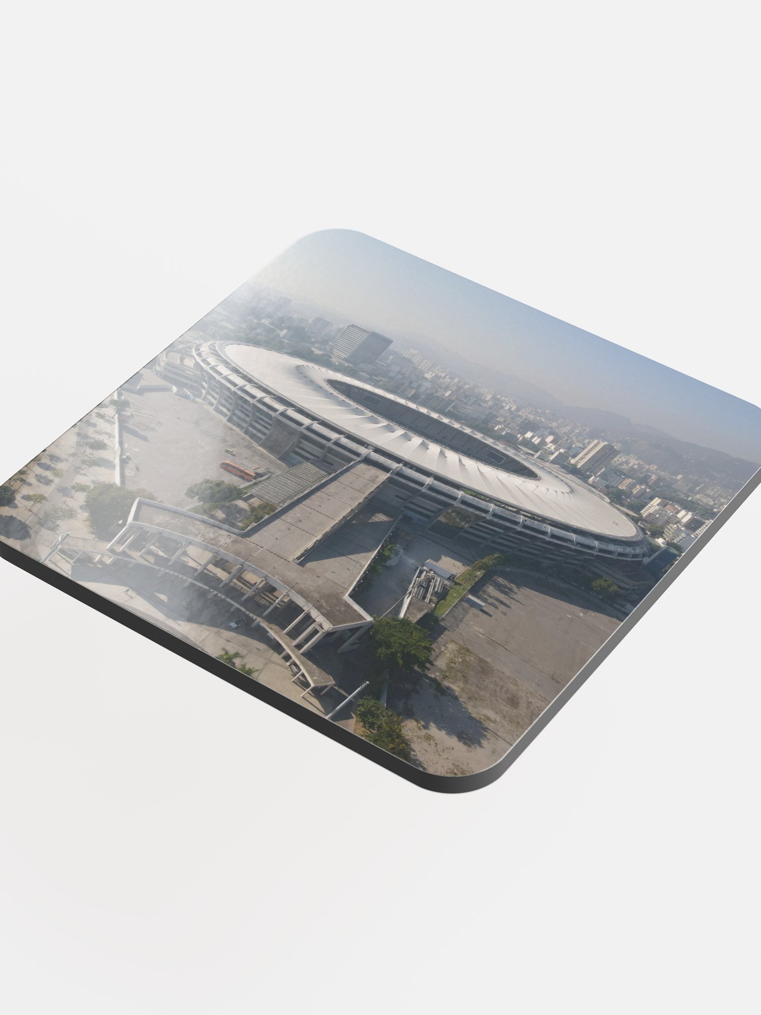 Maracanã – Glossy Cork Coaster /Porta-Copo de Cortiça (EN/BR) product image (4)