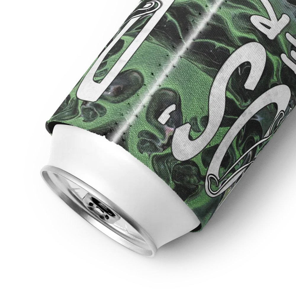 Dinos' Corner Bar Metallic Green Fluid Acrylic Coozie product image (10)