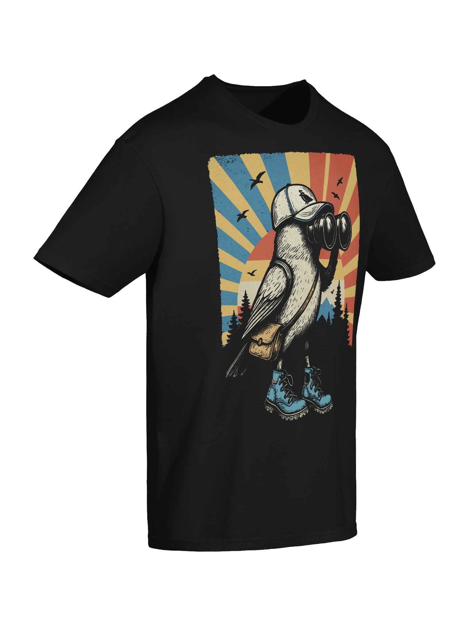 Bird Nerd Shirt Retro Birdwatching Ornithologist Birder Funny product image (3)