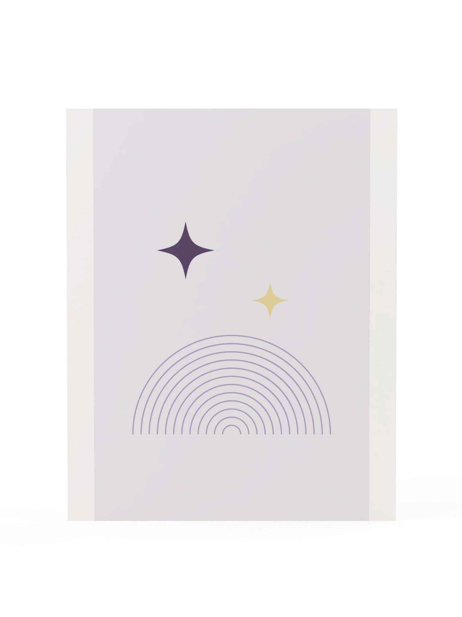 Purple Night Sky Star Print | Lavender Bathroom Wall Art product image (3)