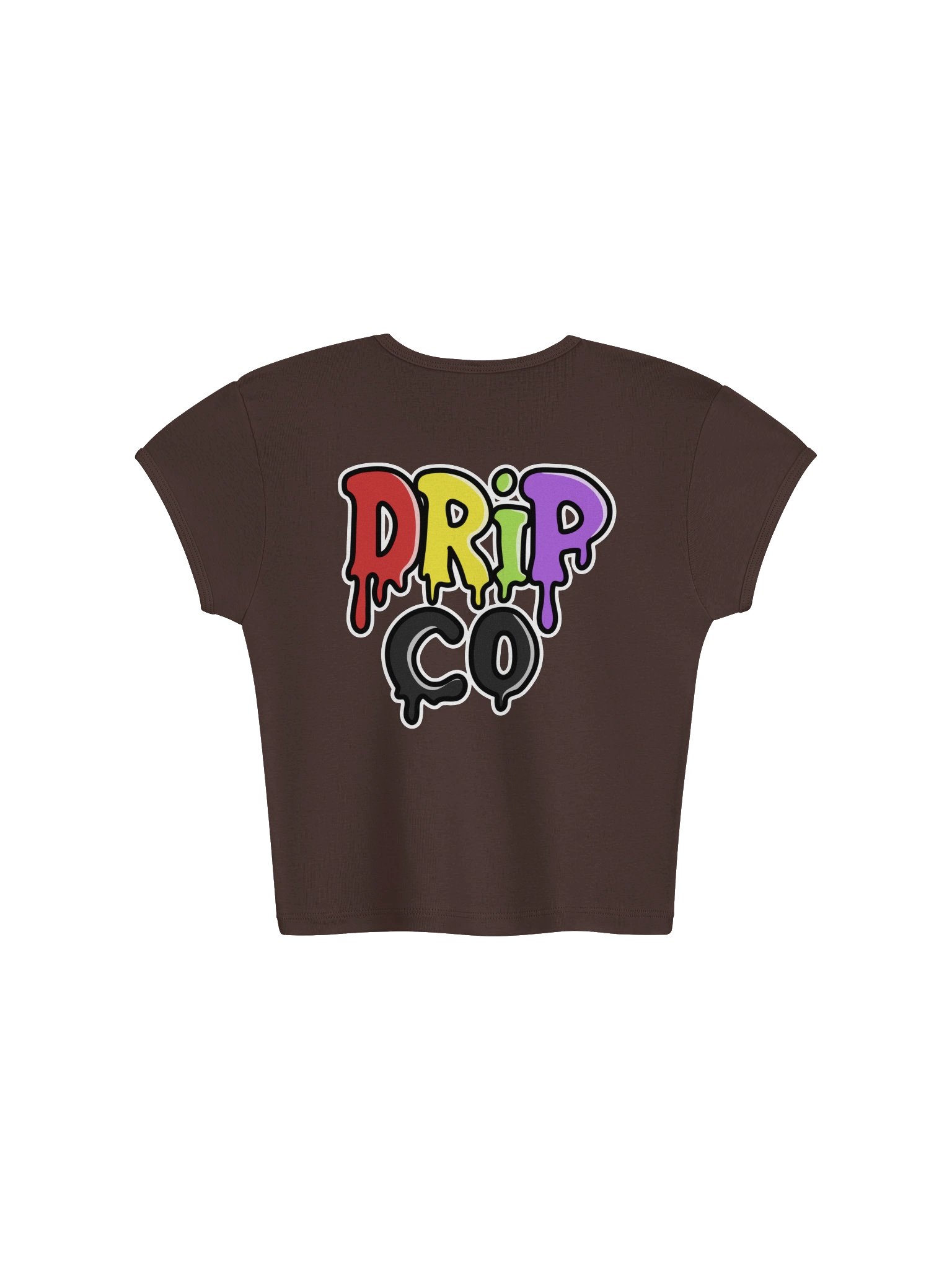 DRIPCO Colorful Drip Graphic Baby Tee product image (24)