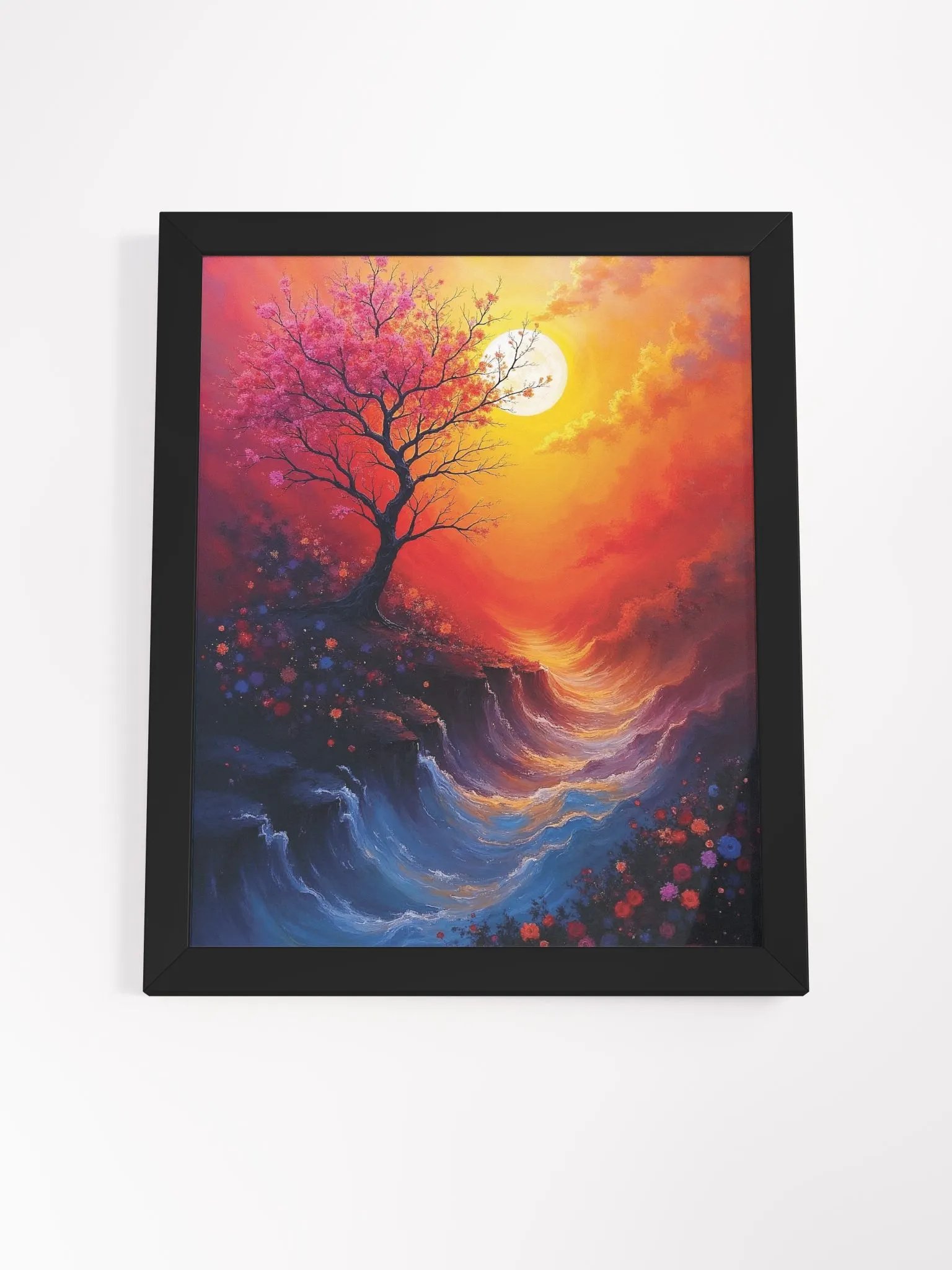 Surreal Sunset Blossom Framed Print product image (12)