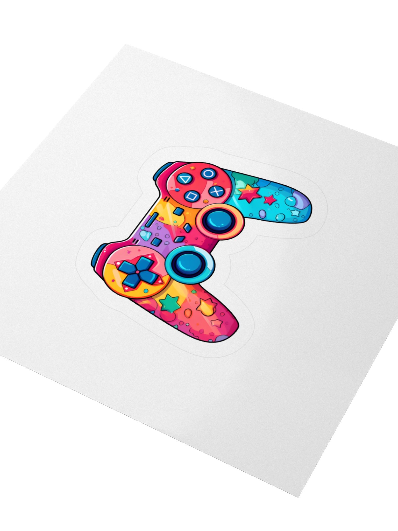 Cosmic Gaming Controller Kiss Cut Stickers product image (9)
