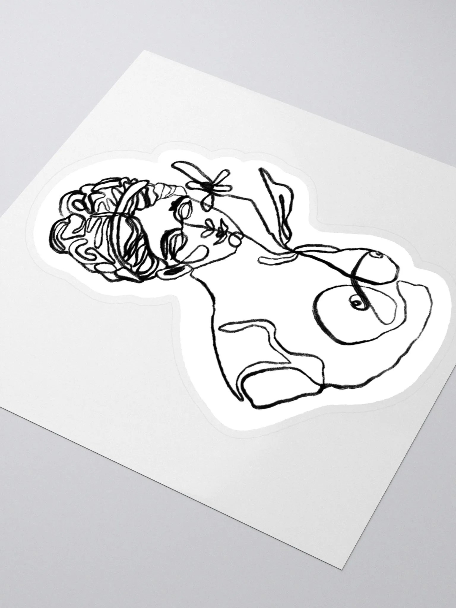 Aphrodite Line Art Sticker product image (3)