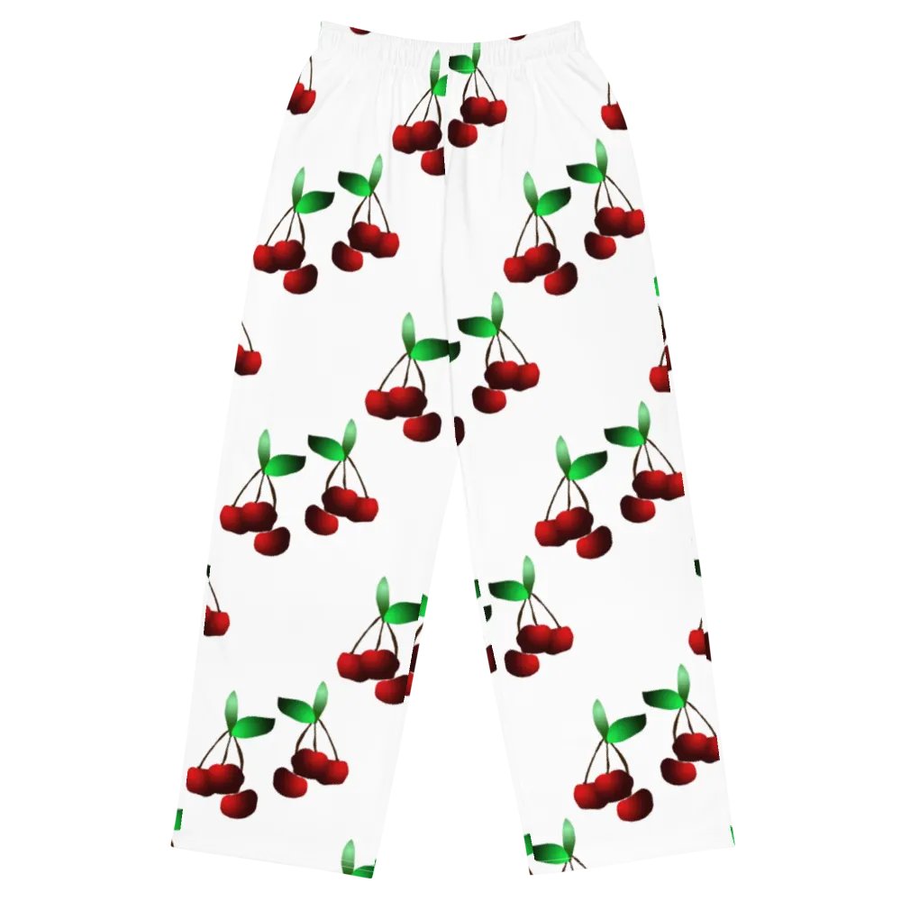 Cherries Pattern Wideleg Pants product image (2)