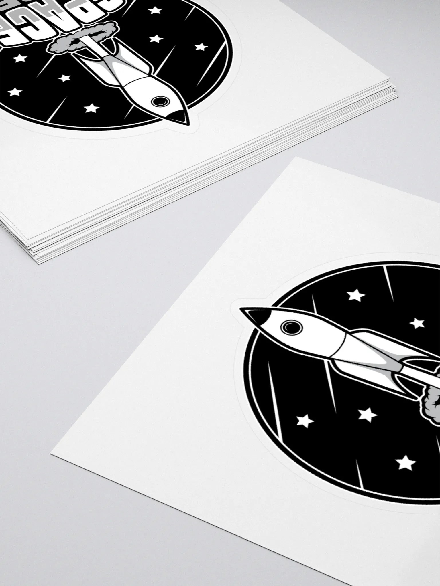 Space Cadet Retro Rocket Sticker product image (10)