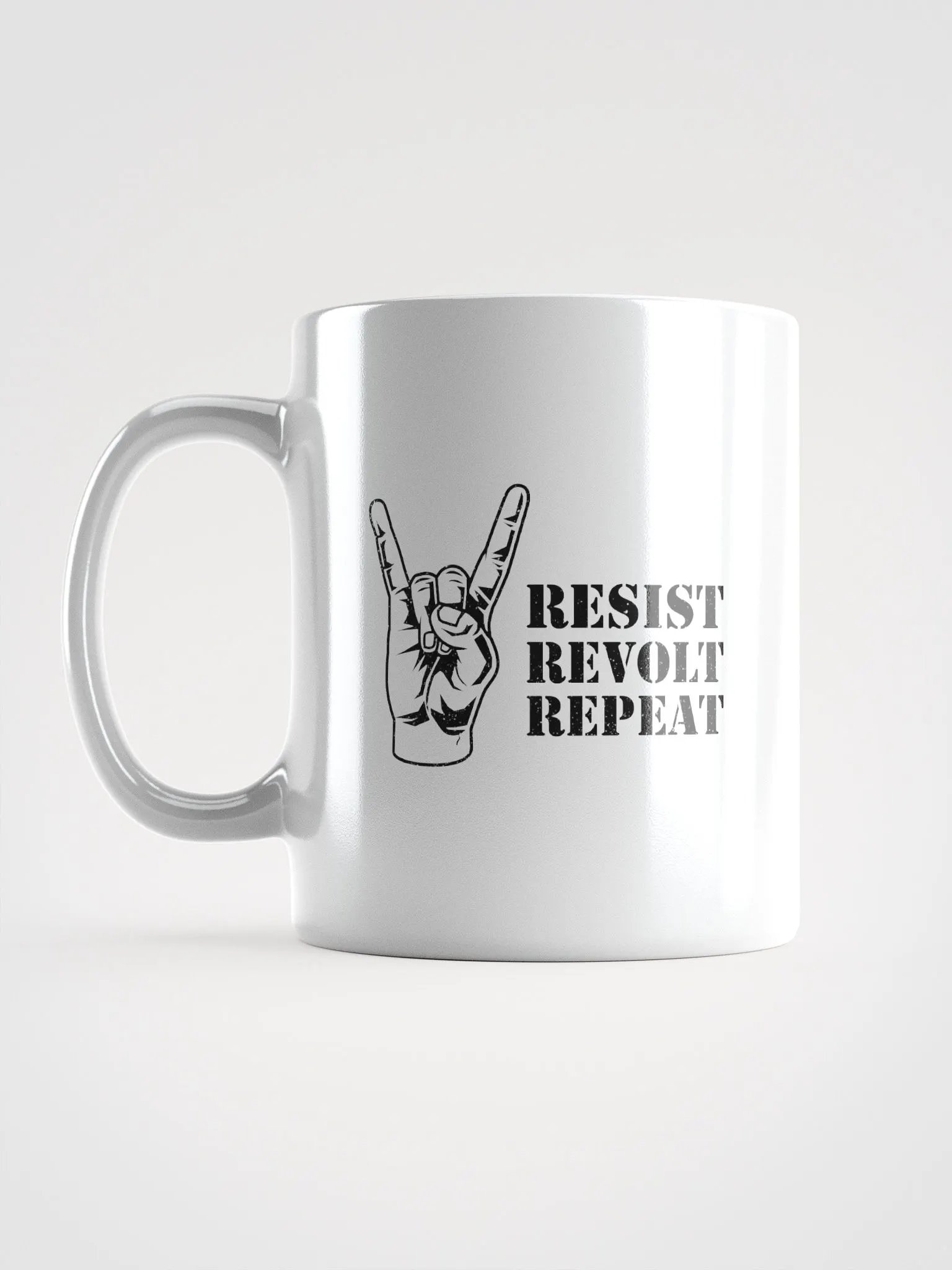 Rock On! Resist Revolt Repeat Coffee Mug product image (5)