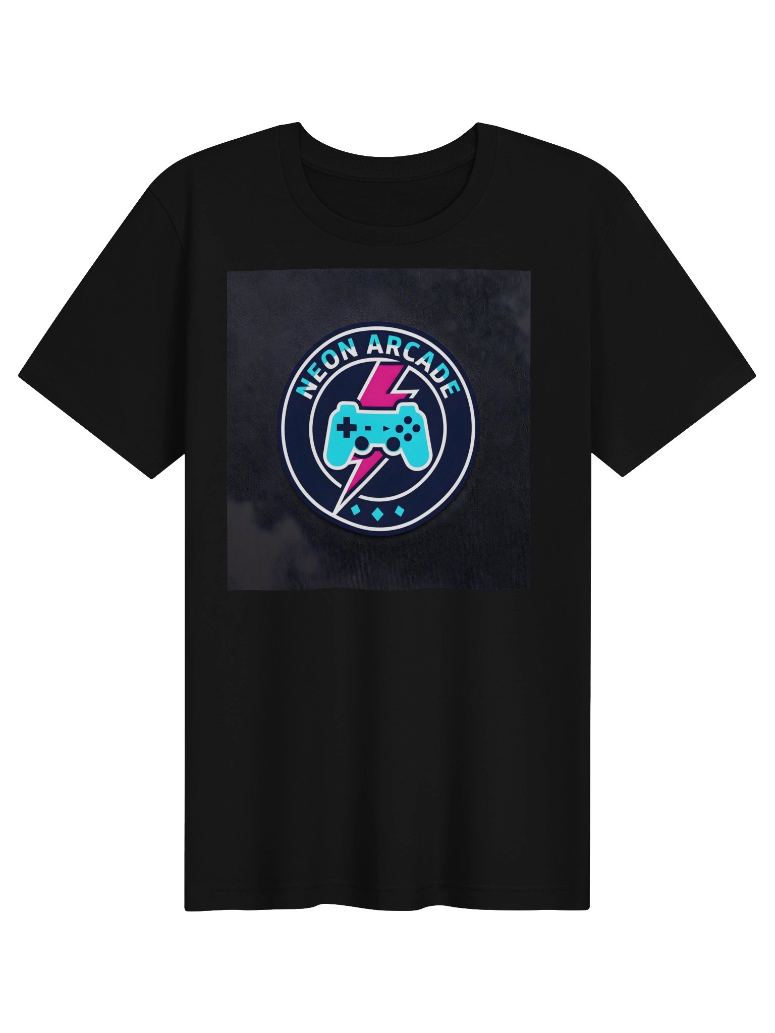 Neon Arcade Gaming Logo Tee product image (1)