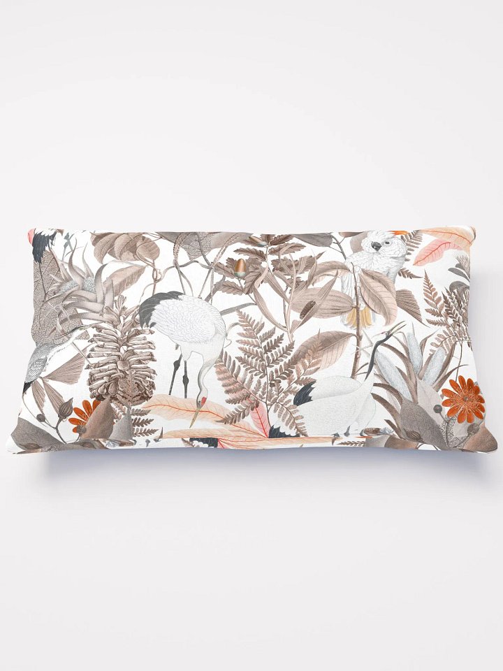 White Ecotone Throw Pillow product image (2)